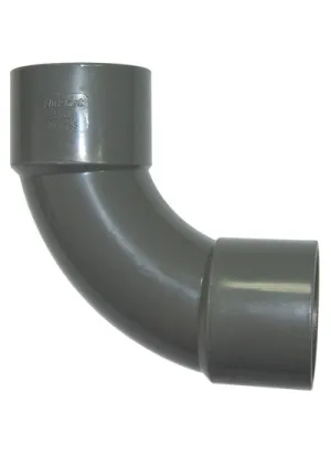 FloPlast ABS Solvent Weld 92.5 Degree Bend 40mm Grey