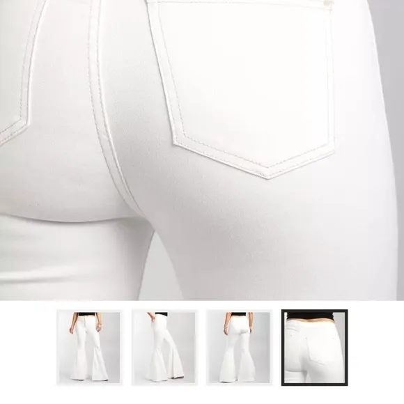 Free people just float on flare stretch jeans size 28 regular White