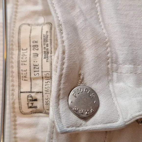 Free people just float on flare stretch jeans size 28 regular White
