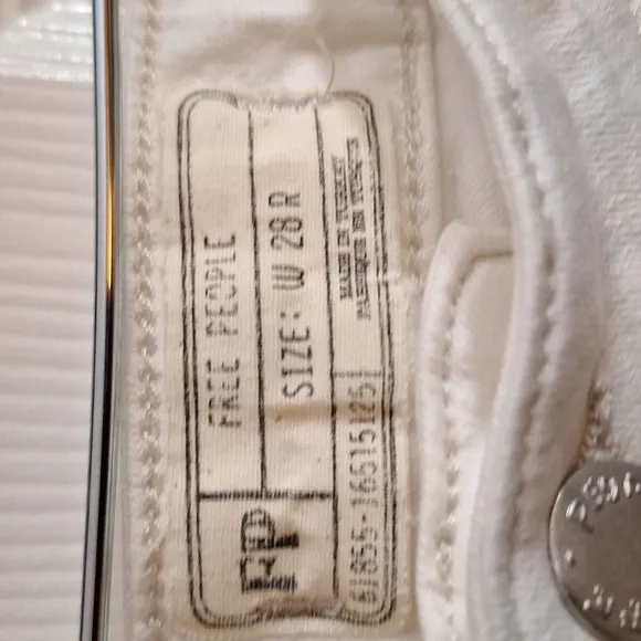 Free people just float on flare stretch jeans size 28 regular White