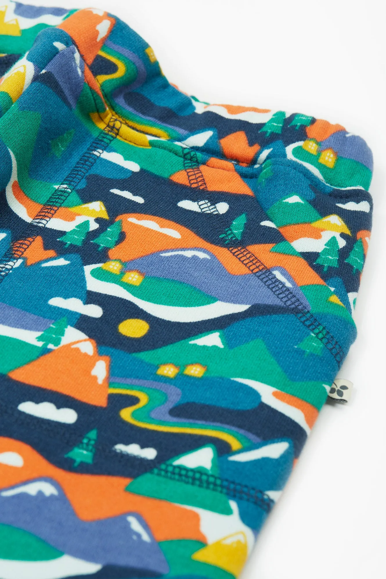 Frugi Malpas Joggers, Navy Alpine Adventures Organic Cotton-Children's Clothing