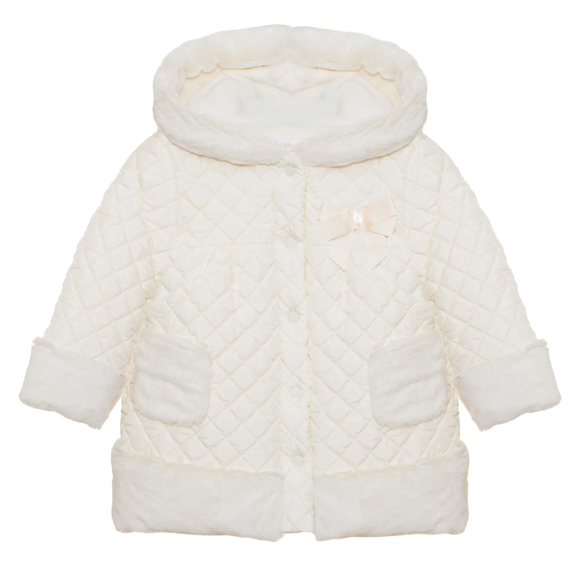 Girls Cream Coat