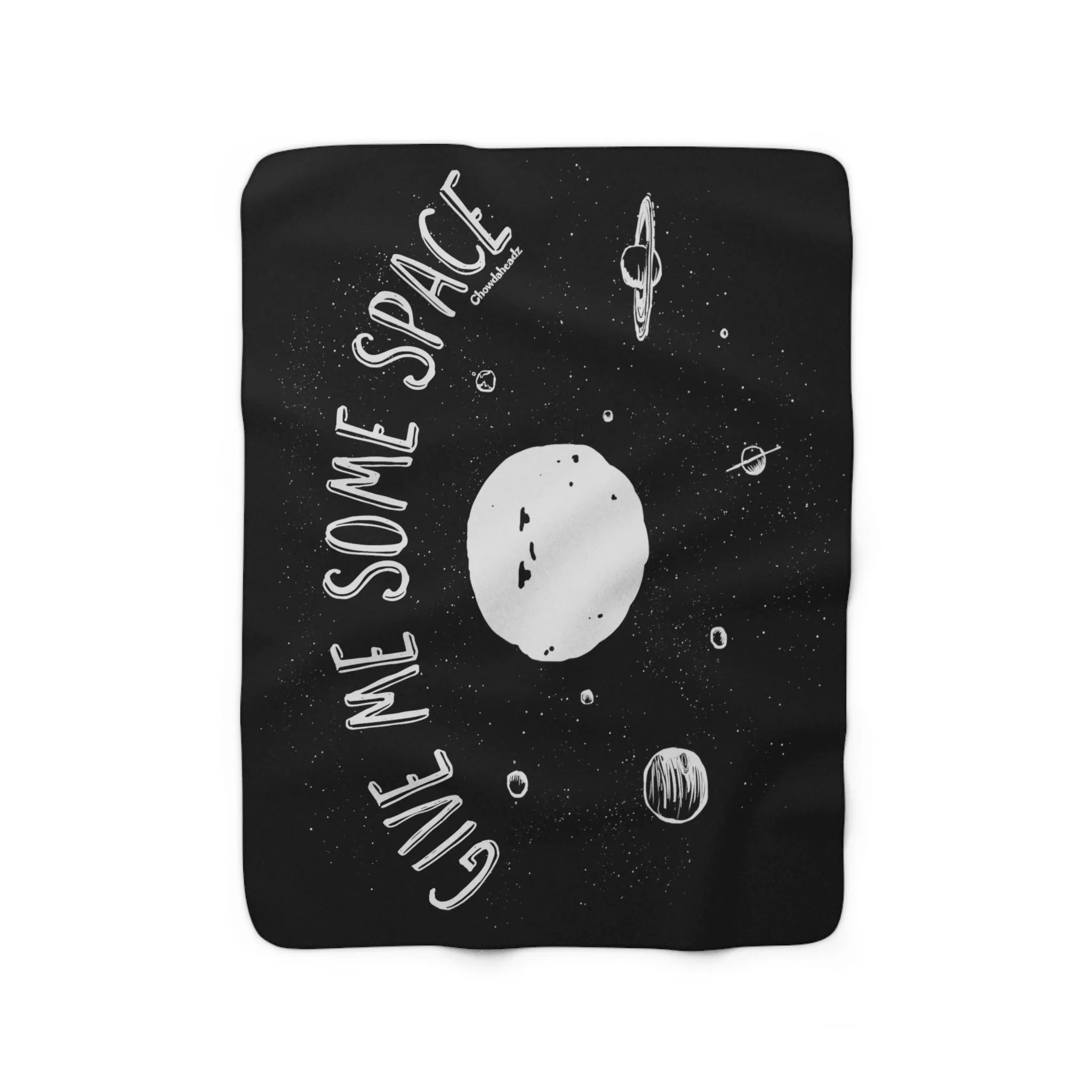 Give Me Some Space Sherpa Fleece Blanket