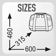 Givi Trekker TRK52 52 lt Top Box Silver