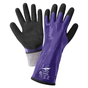 Global Glove & Safety CR494 FrogWear Premium Supported Double Nitrile Chemical Handling, Cut A4