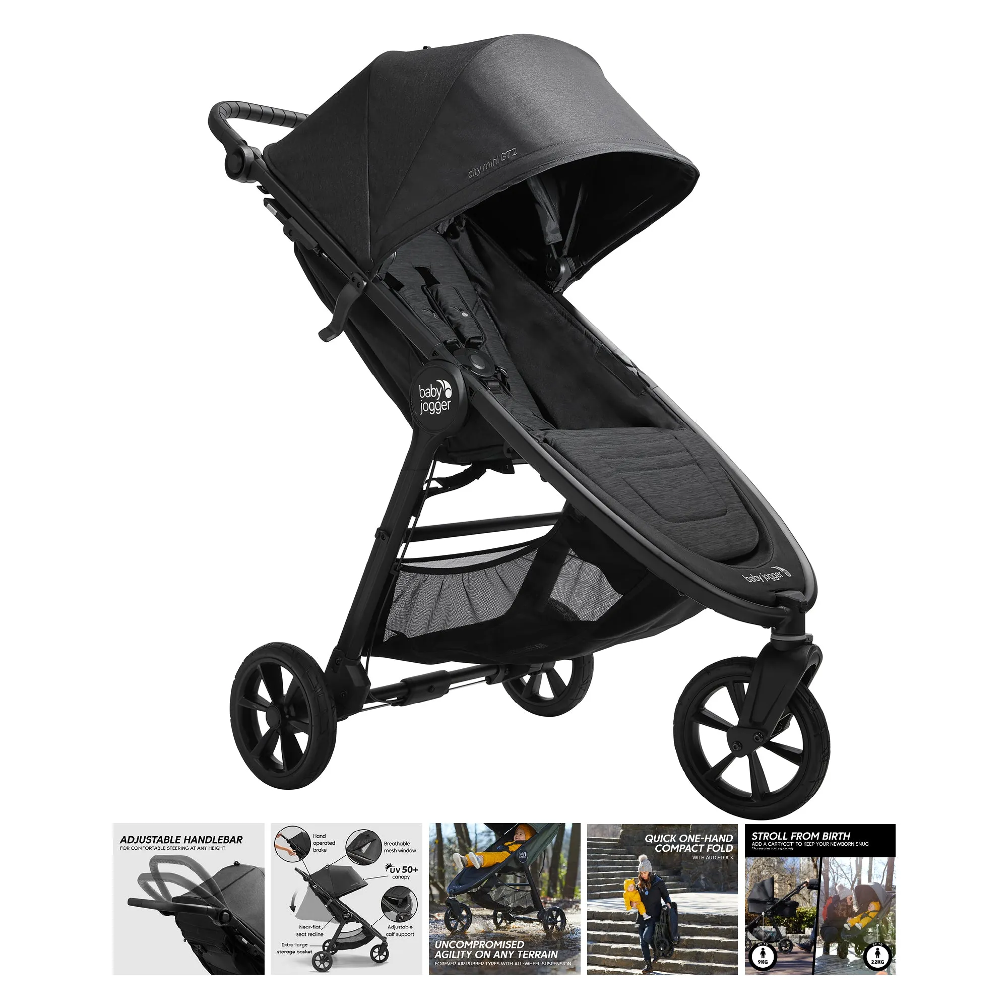 Graco Gotham Car Seat & Baby Jogger City Mini GT2 Stroller Bundle