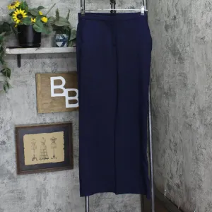 Graver by Susan Graver Womens Regular Stretch Dress Pants A343090 Navy Blue 4