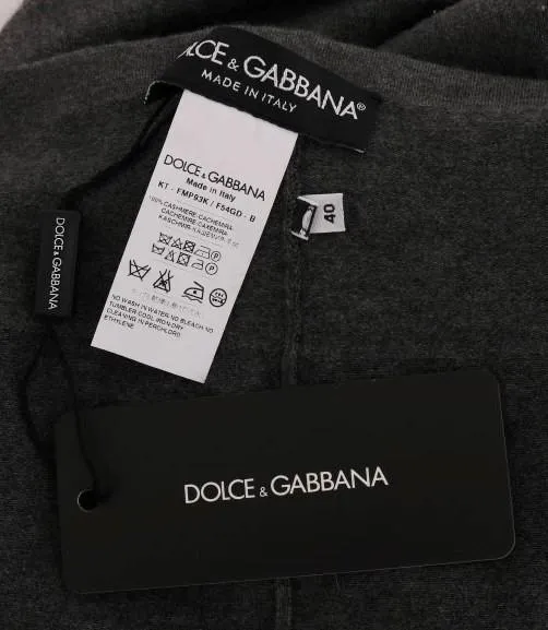 Gray Cashmere Stretch Tights