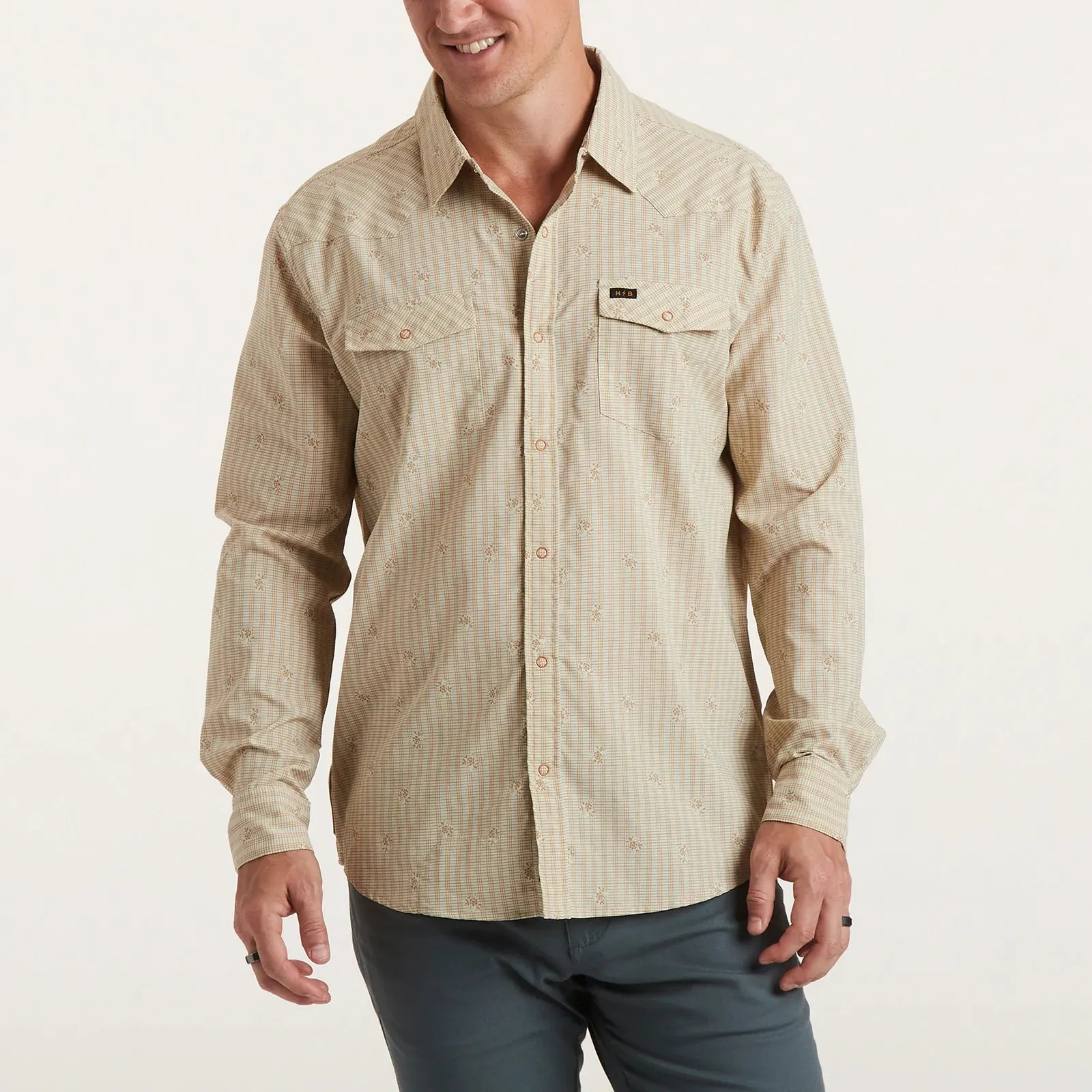 H Bar B Tech Long Sleeve - Au Natural