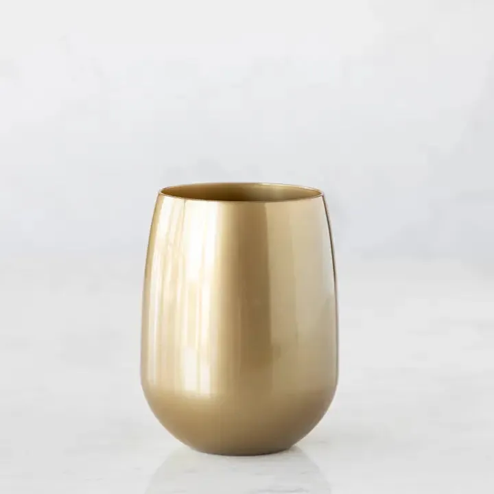 H&C Stemless Wine - Gold