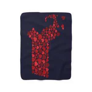 Heartsachusetts Sherpa Fleece Blanket