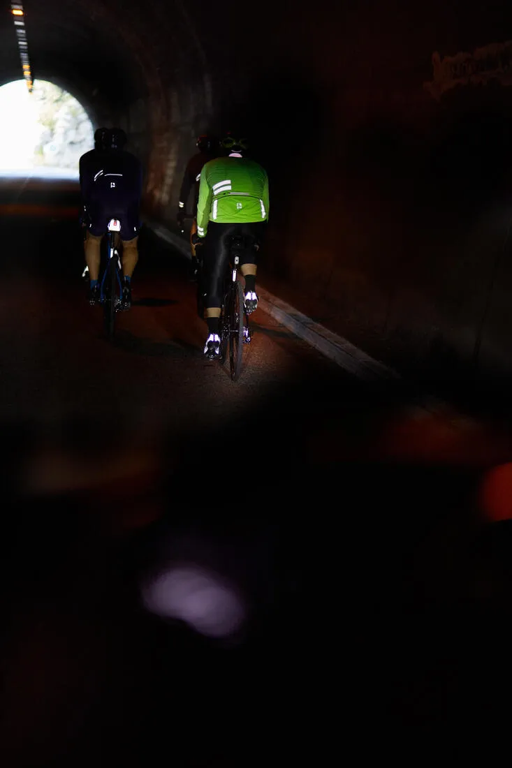 Hi-Vis EN1150 Warm Cycling Jersey RC 500 - Neon Yellow