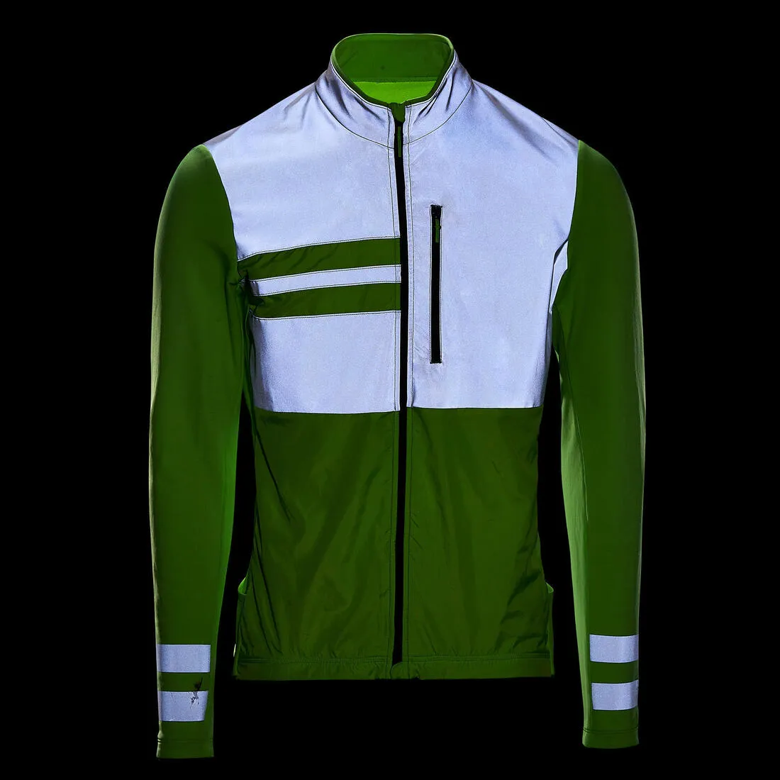 Hi-Vis EN1150 Warm Cycling Jersey RC 500 - Neon Yellow
