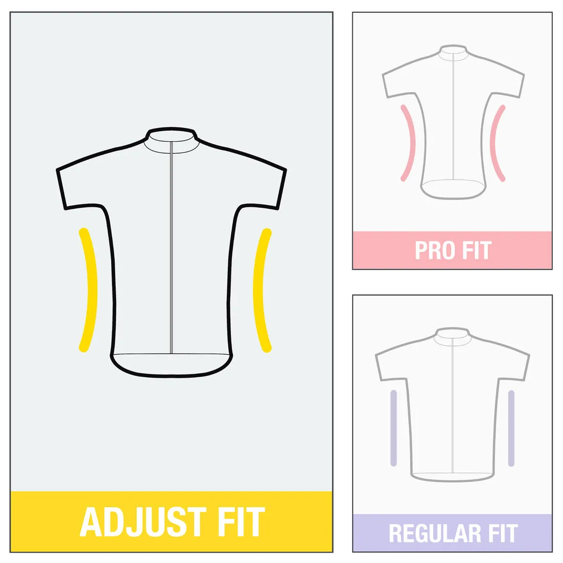 Hi-Vis EN1150 Warm Cycling Jersey RC 500 - Neon Yellow