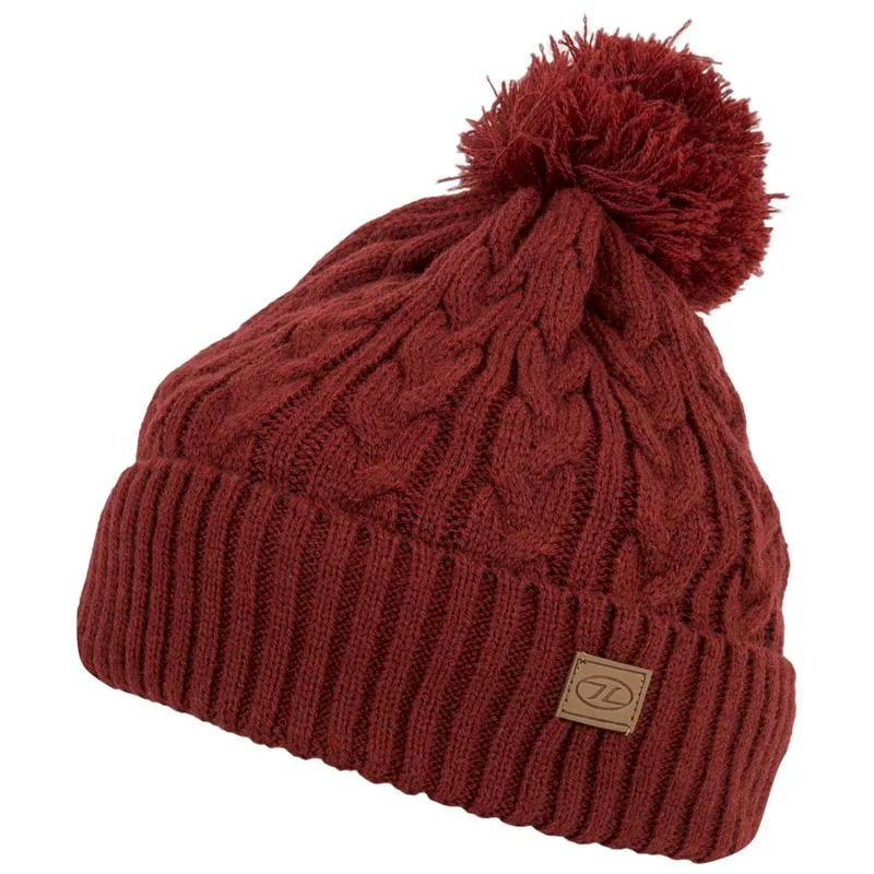 Highlander Outdoor - strikket hue med kvast - vælg mellem 6 farver