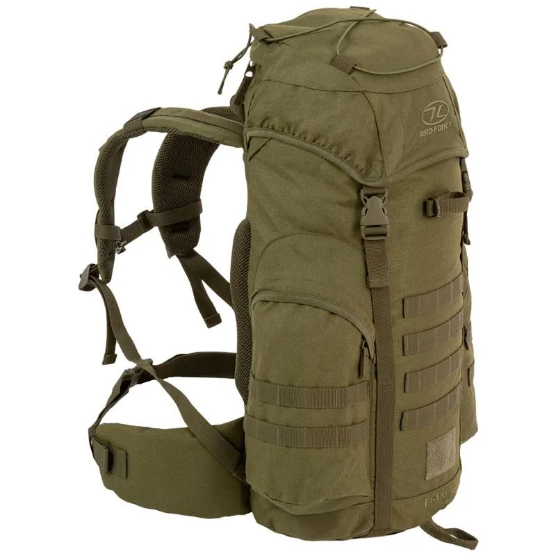 Highlander Outdoor vandrerygsæk - 44 liter - Olive