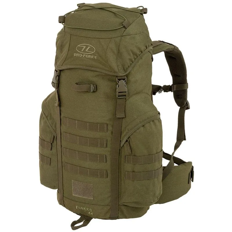 Highlander Outdoor vandrerygsæk - 44 liter - Olive