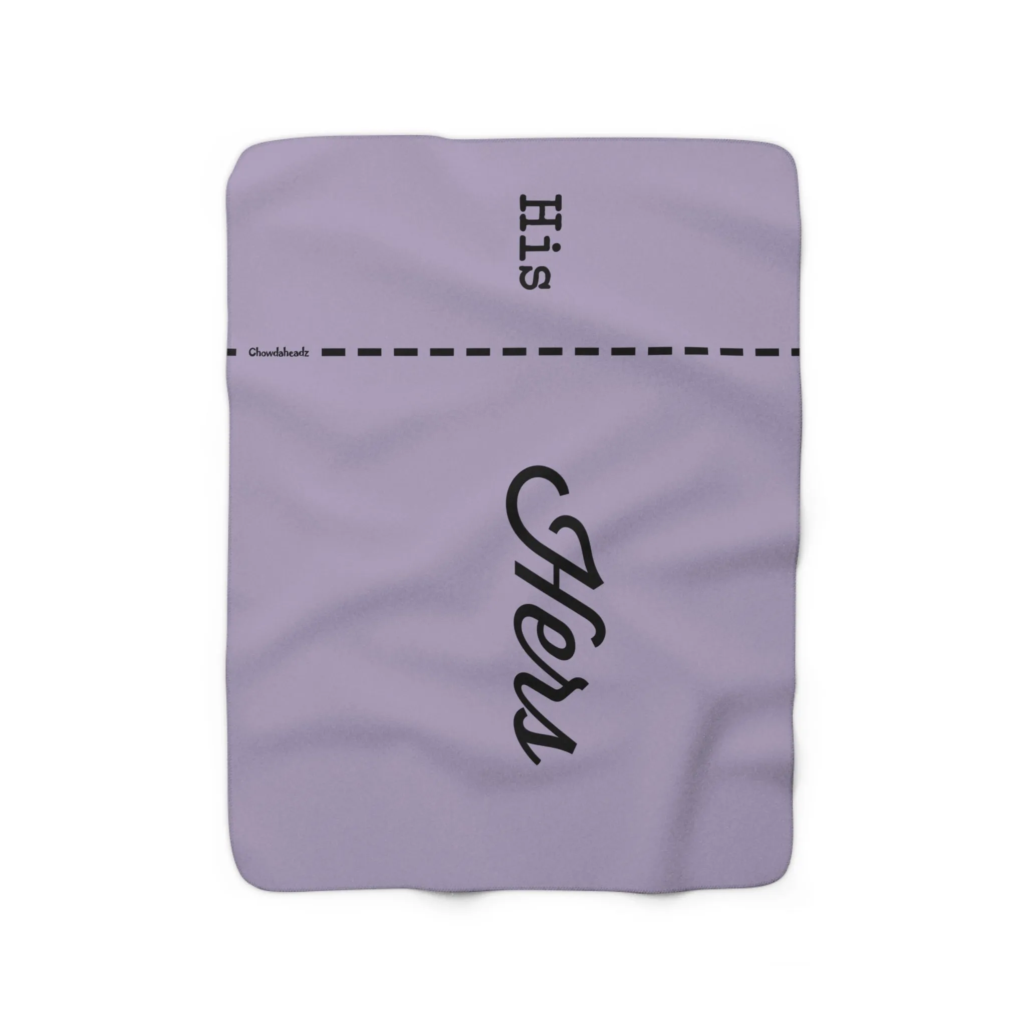His & Hers Divided Sherpa Fleece Blanket