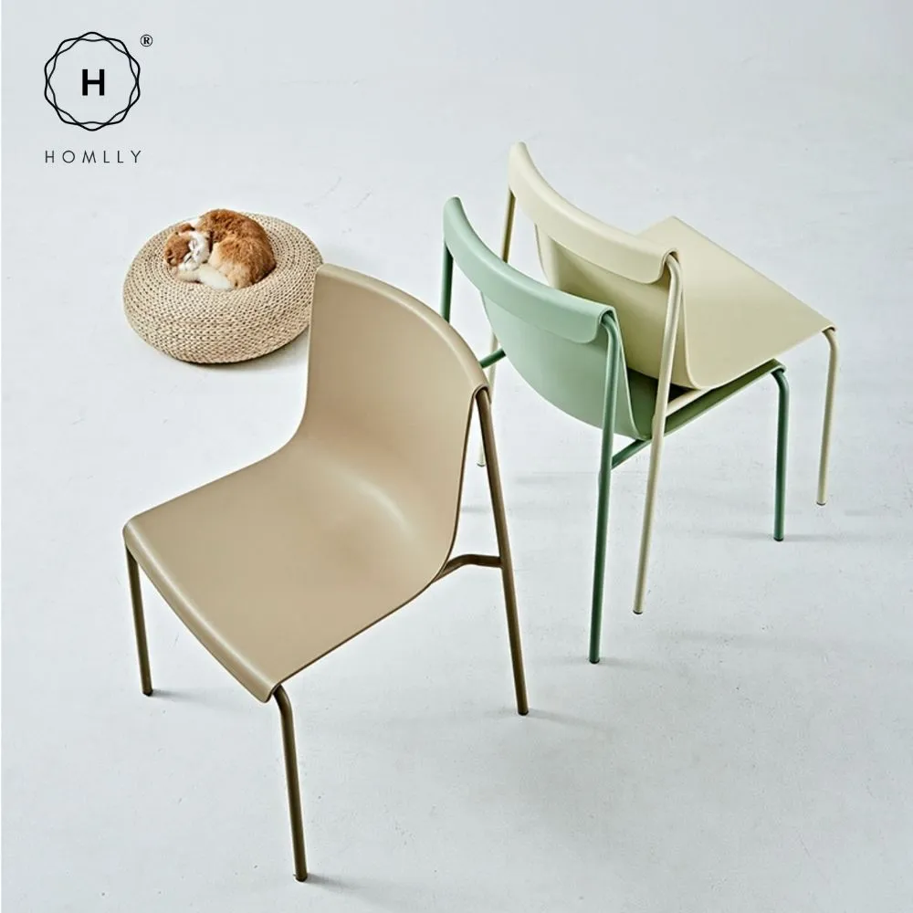 Homlly Lema Outdoor Stackable Chair