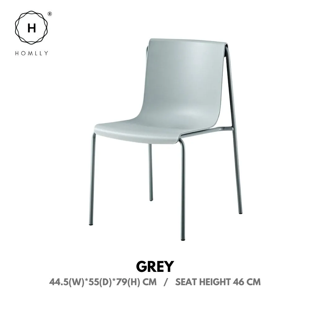 Homlly Lema Outdoor Stackable Chair
