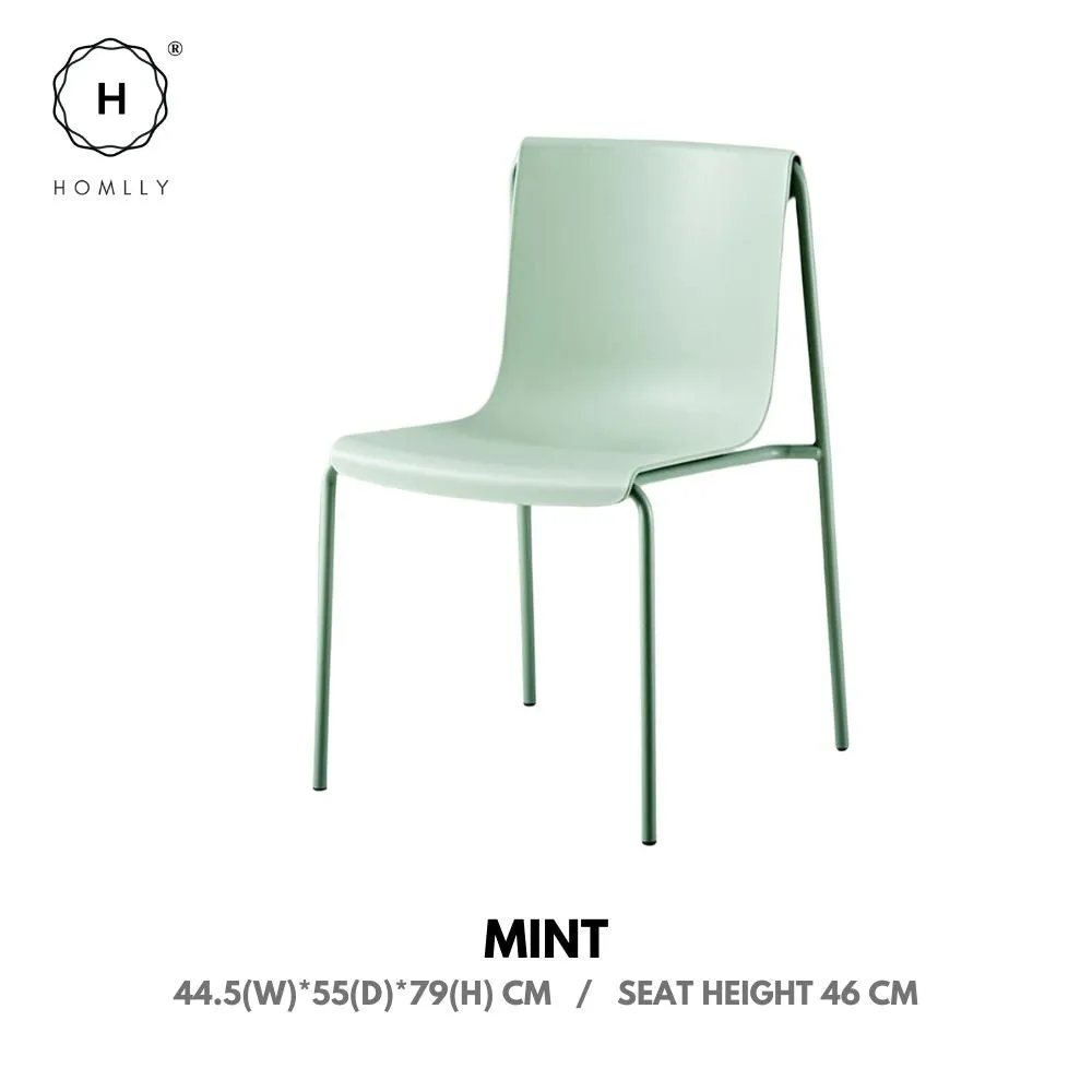 Homlly Lema Outdoor Stackable Chair