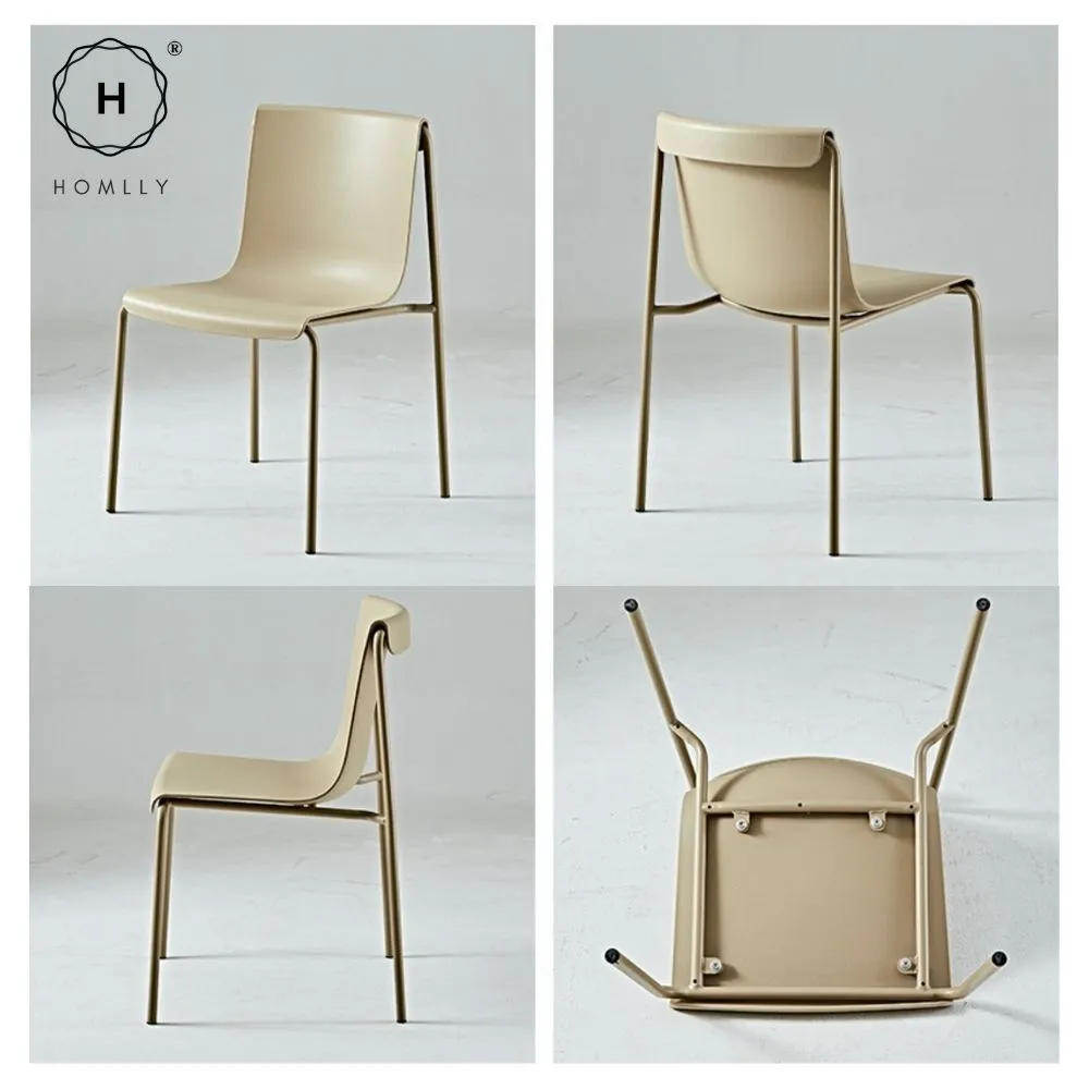Homlly Lema Outdoor Stackable Chair
