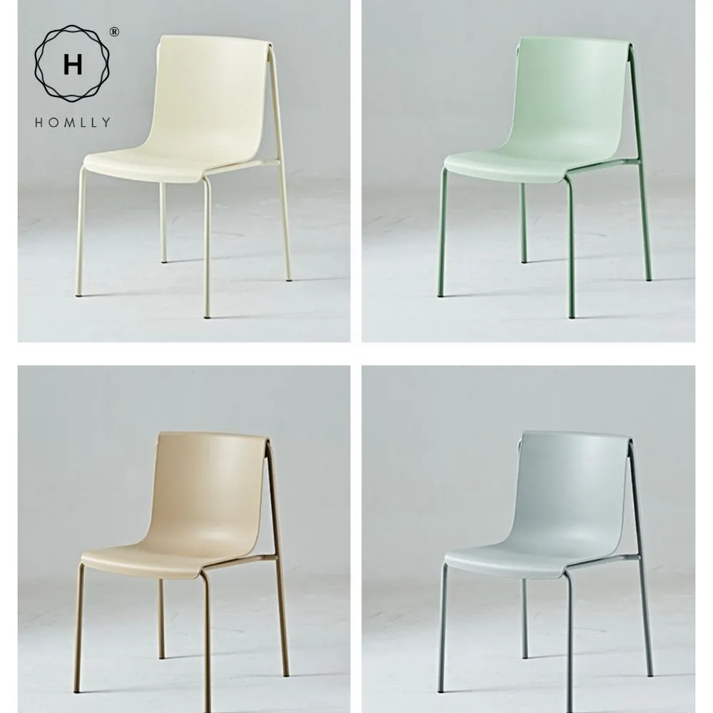 Homlly Lema Outdoor Stackable Chair