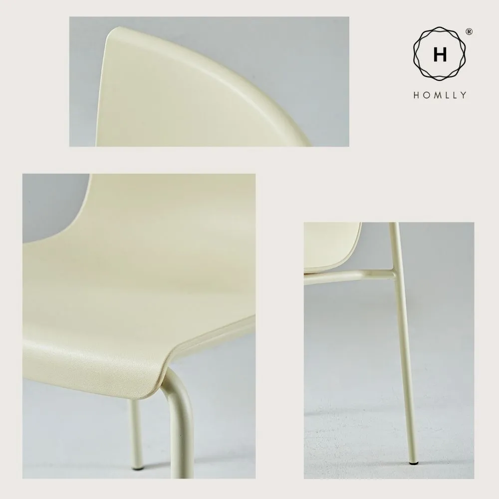 Homlly Lema Outdoor Stackable Chair