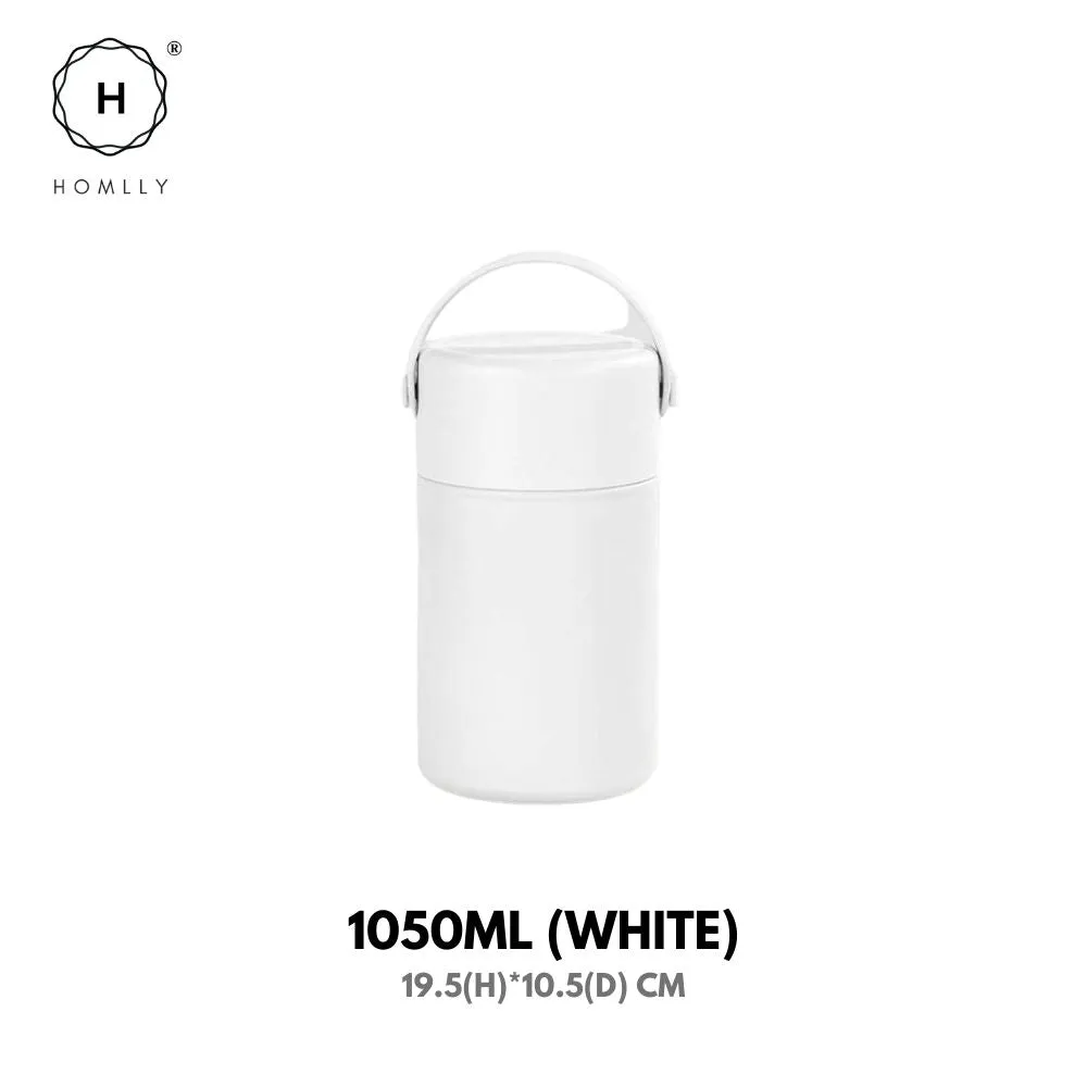 Homlly Stainless Steel Thermal Portable Lunch Food Soup Containers Mug (850ML/1050ML )