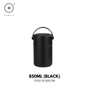 Homlly Stainless Steel Thermal Portable Lunch Food Soup Containers Mug (850ML/1050ML )