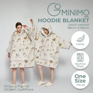 Hoodie Blanket Adult (Cat)