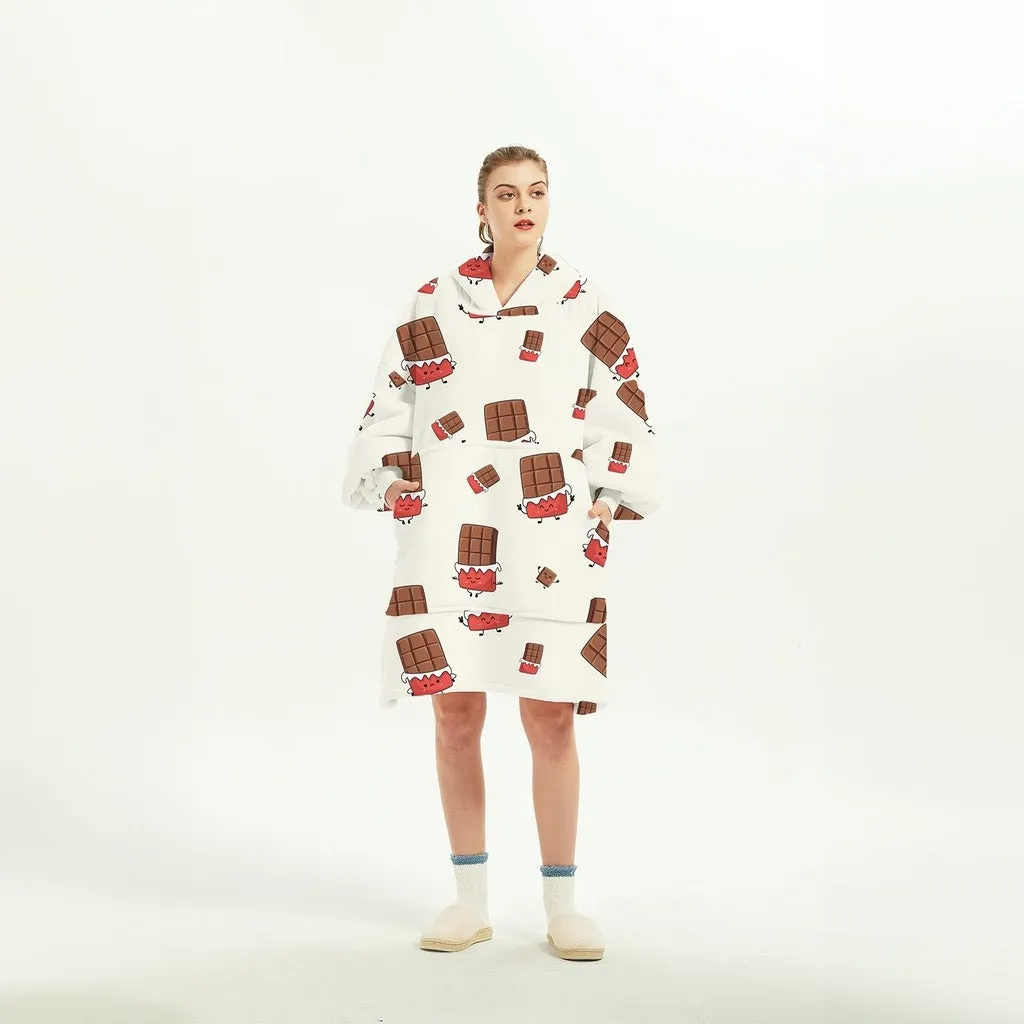 Hoodie Blanket (Adult Chocolate)