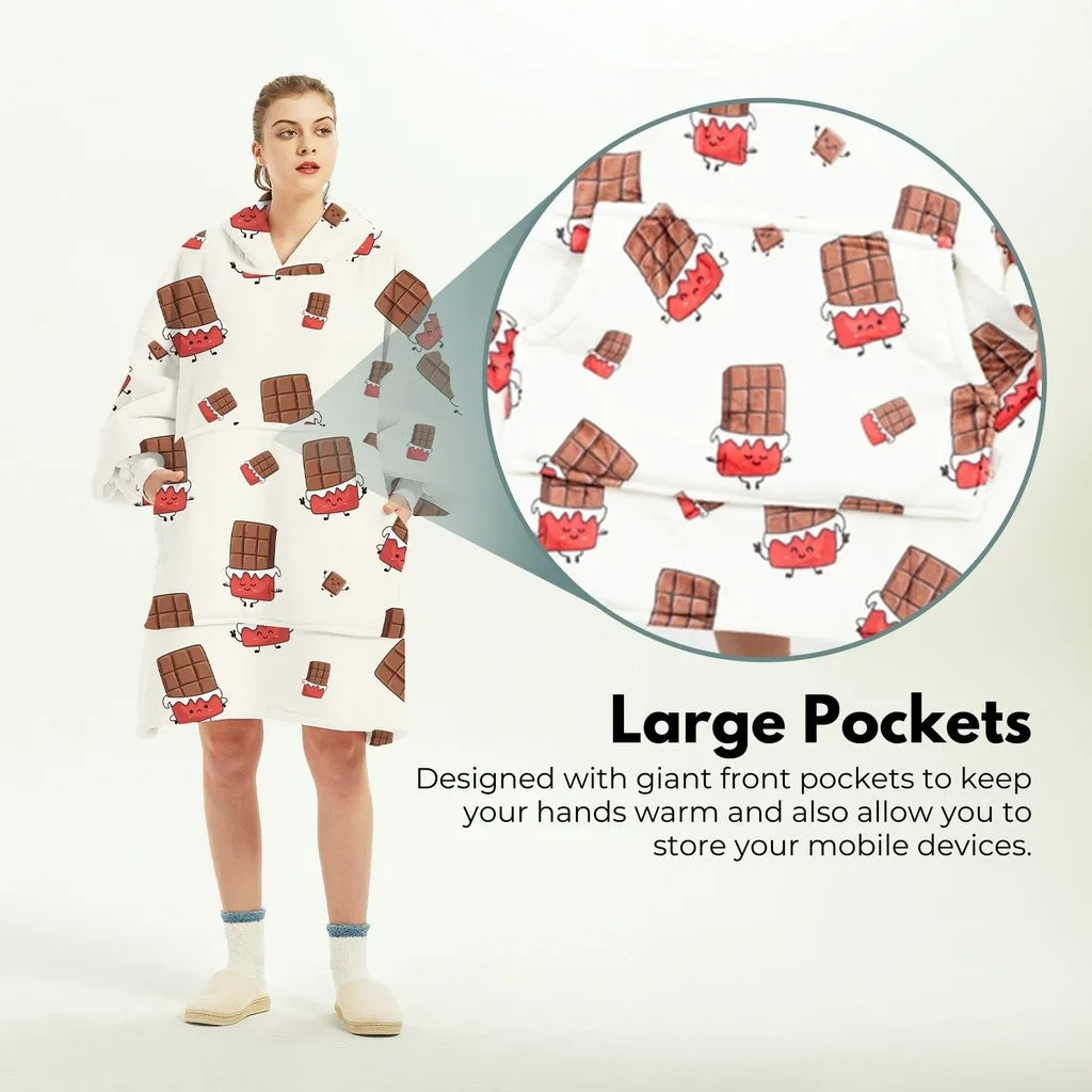 Hoodie Blanket (Adult Chocolate)