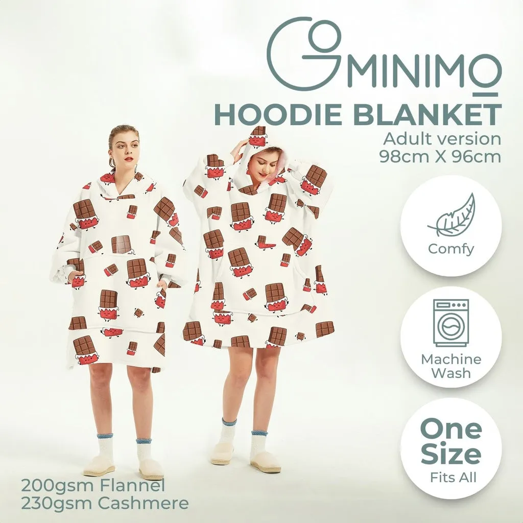Hoodie Blanket (Adult Chocolate)