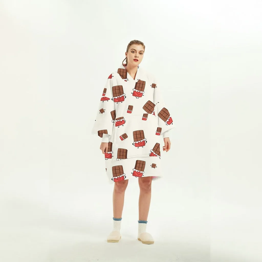 Hoodie Blanket (Adult Chocolate)