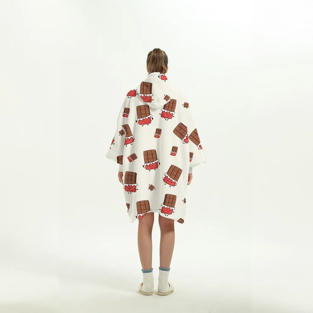 Hoodie Blanket (Adult Chocolate)