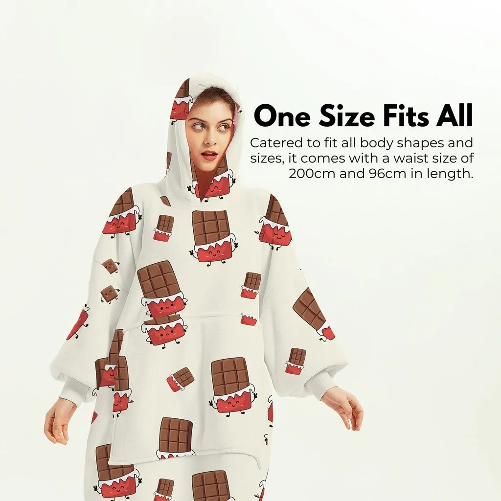 Hoodie Blanket (Adult Chocolate)