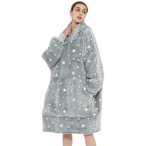 Hoodie Blanket (Glow In Dark Star)