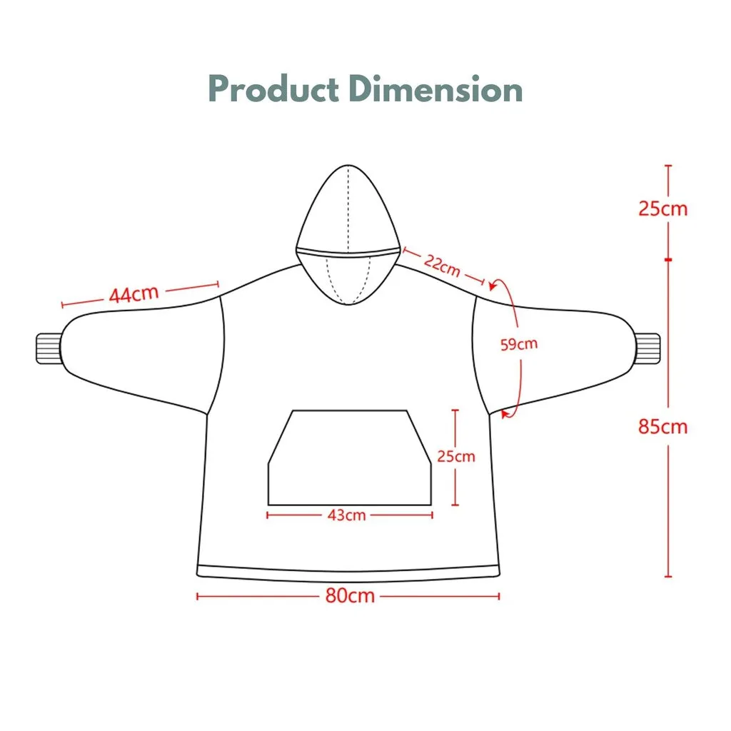 Hoodie Blanket Kids Ice Cream