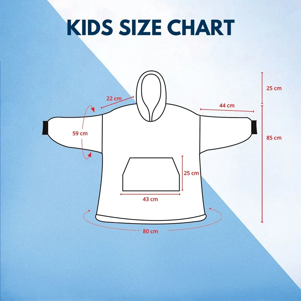 Hoodie Blanket Kids Rainbow