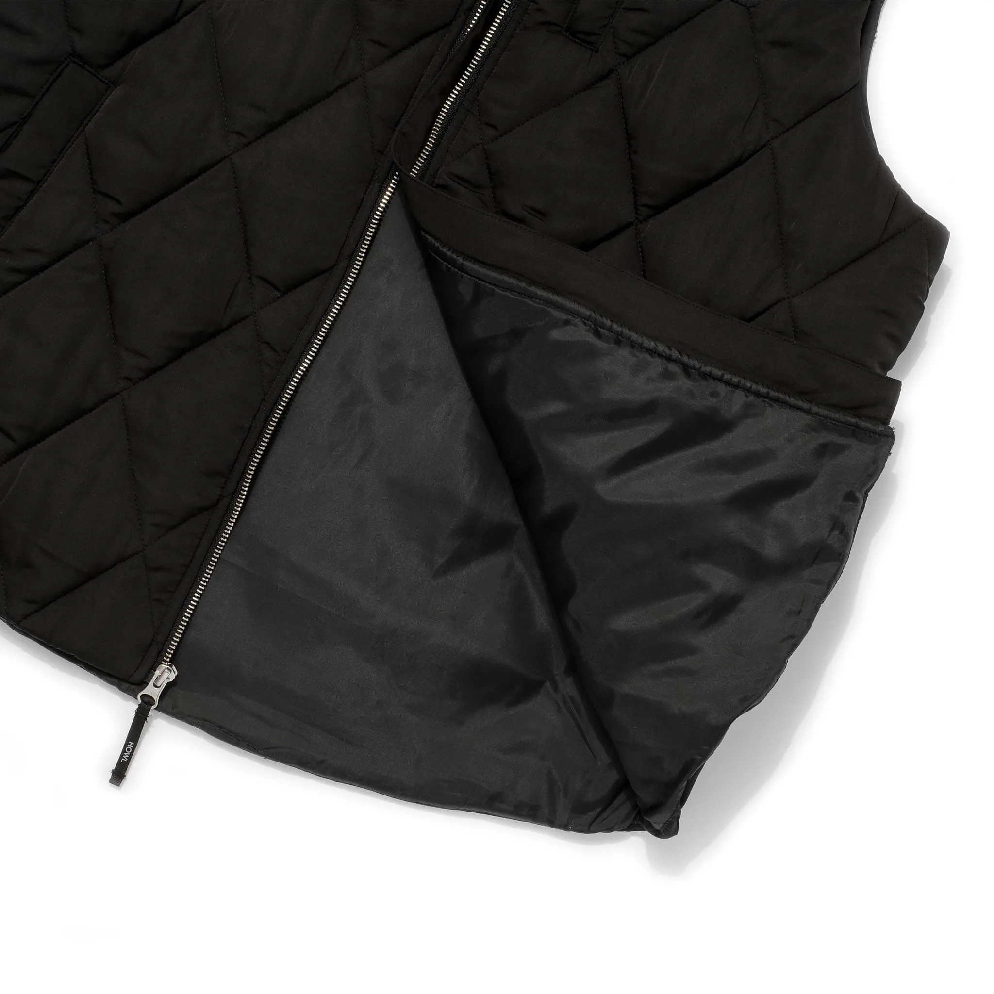 Howl Semi Puffy Vest Black 2025