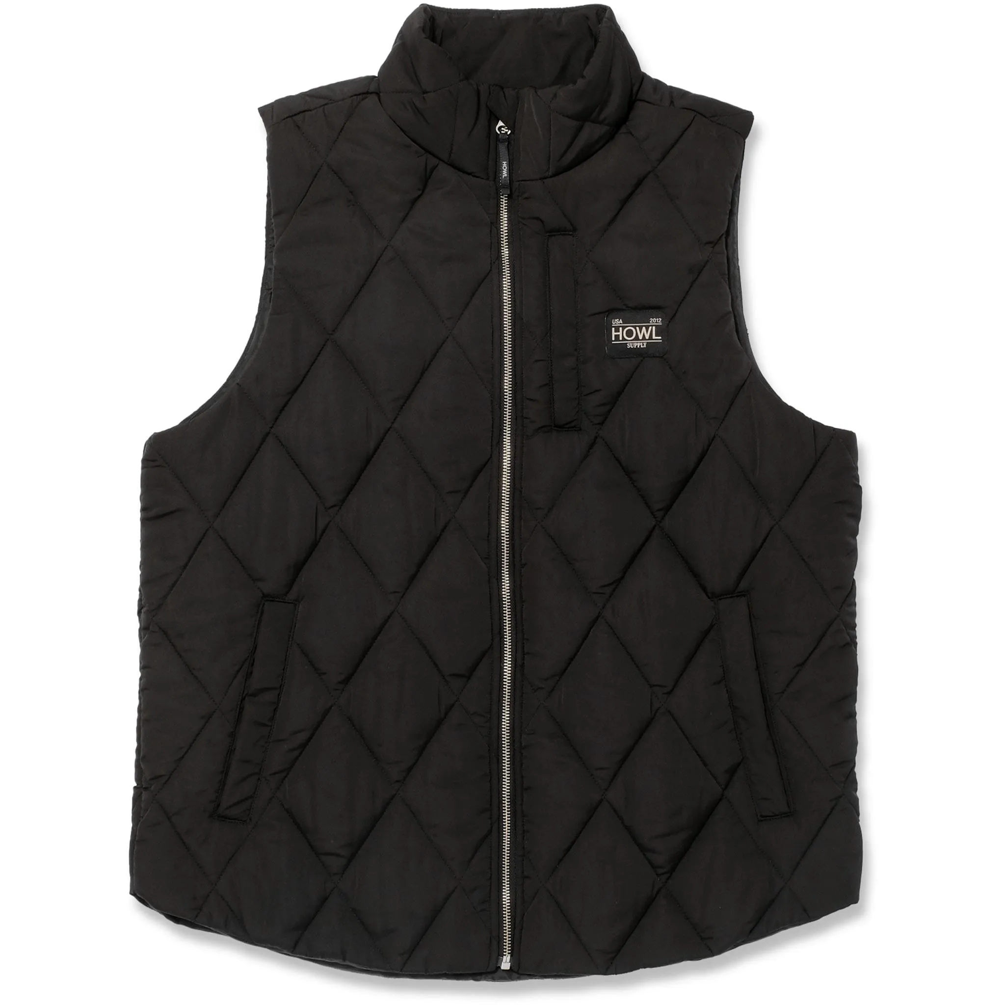 Howl Semi Puffy Vest Black 2025
