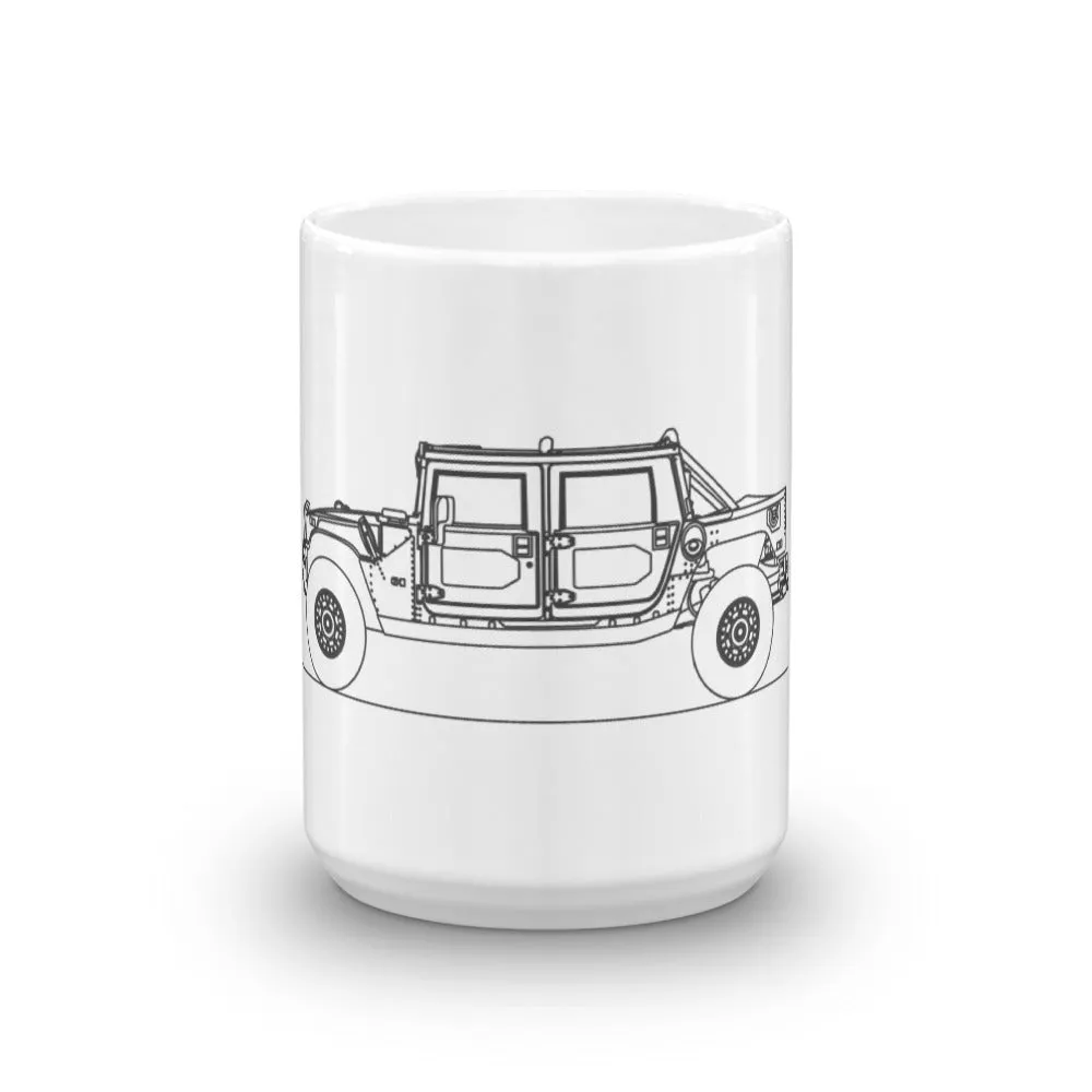 Hummer H1 Silhouette Mug