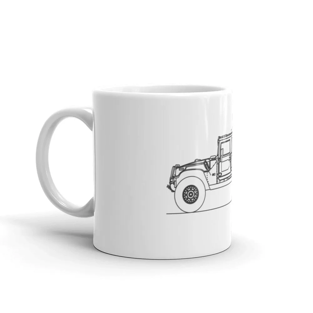 Hummer H1 Silhouette Mug