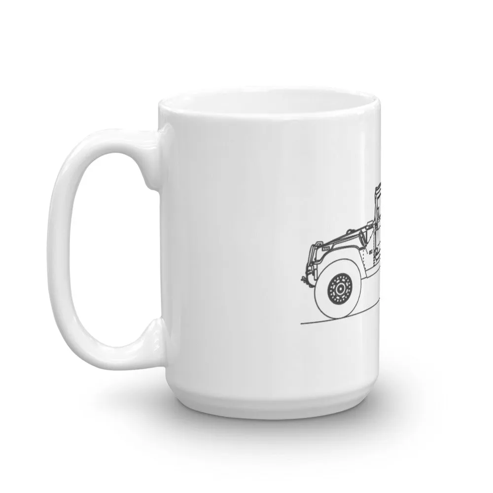 Hummer H1 Silhouette Mug