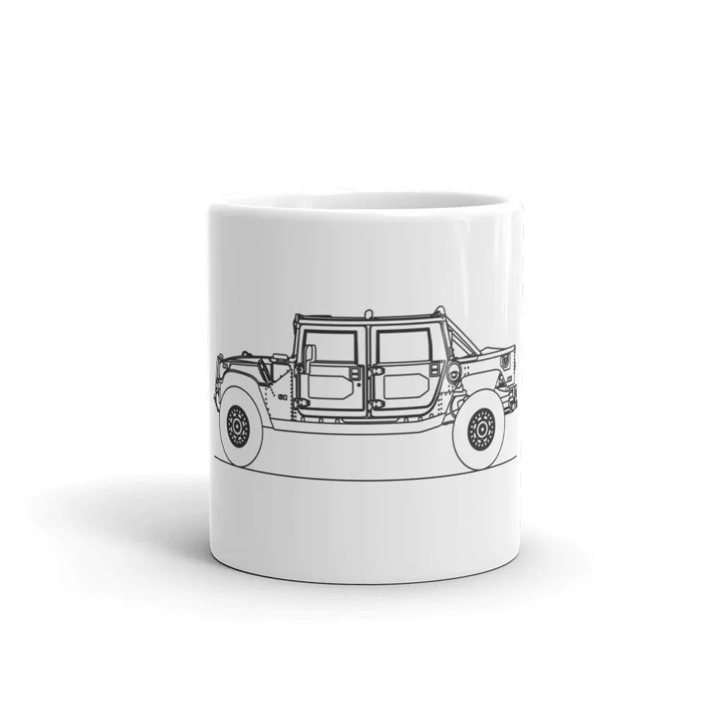 Hummer H1 Silhouette Mug
