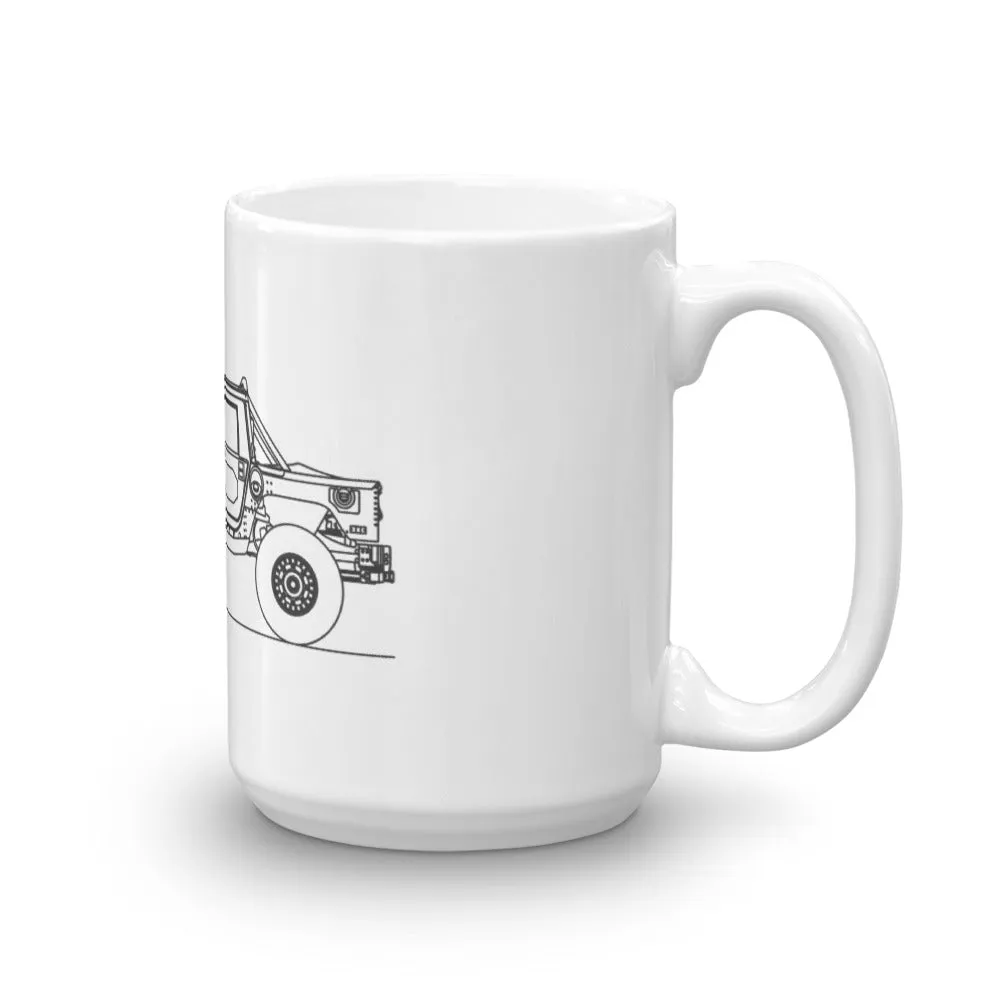 Hummer H1 Silhouette Mug