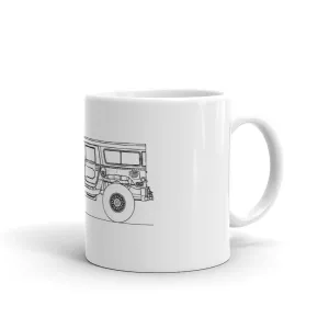 Hummer H1 Wagon Silhouette Mug