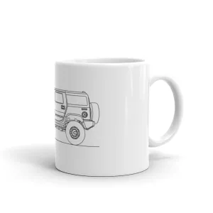 Hummer H2 Silhouette Mug