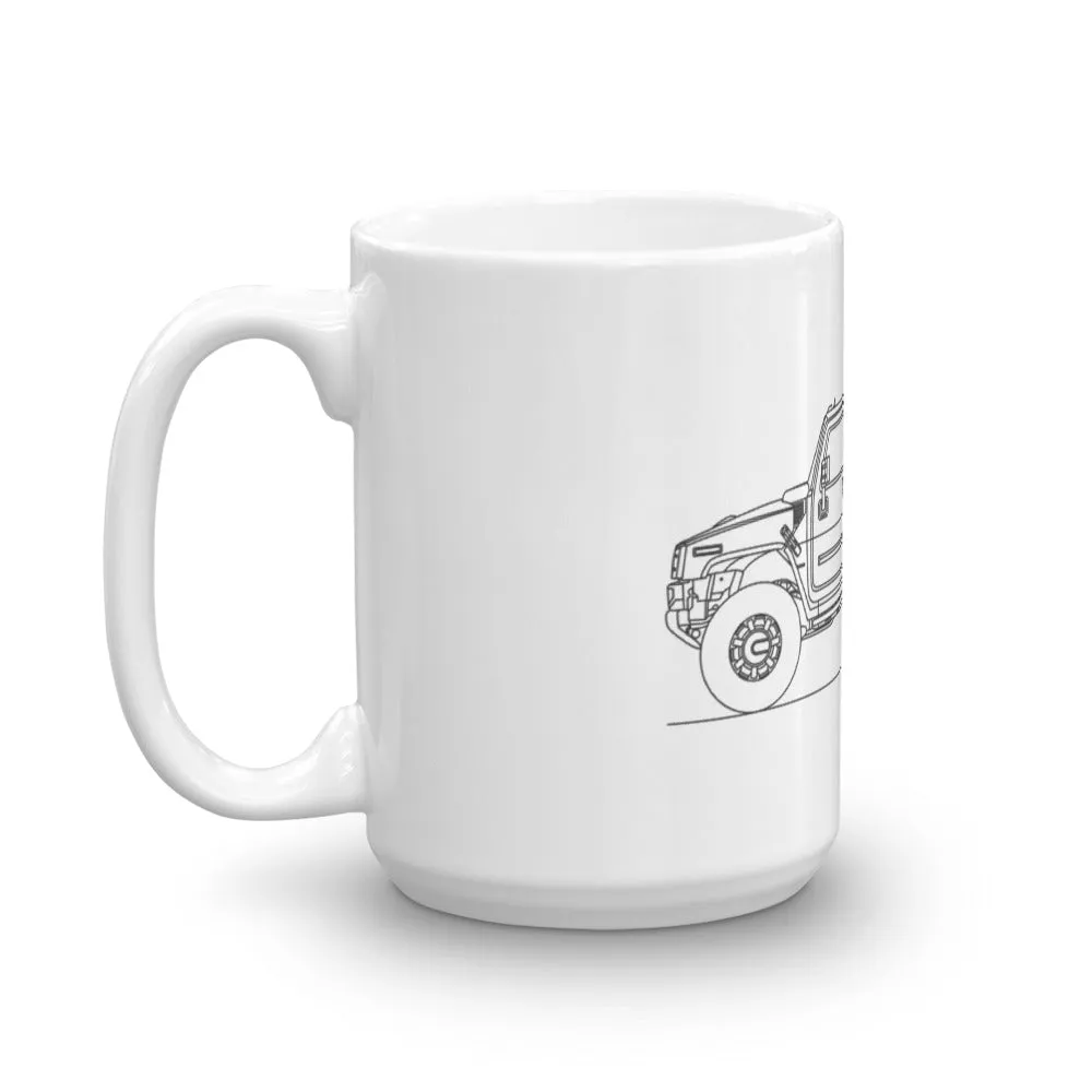 Hummer H2 Silhouette Mug